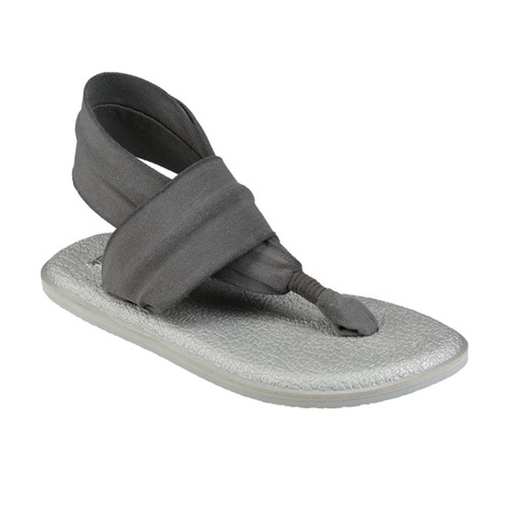 NEW SANUK YOGA SLING 2 METALLIC SILVER